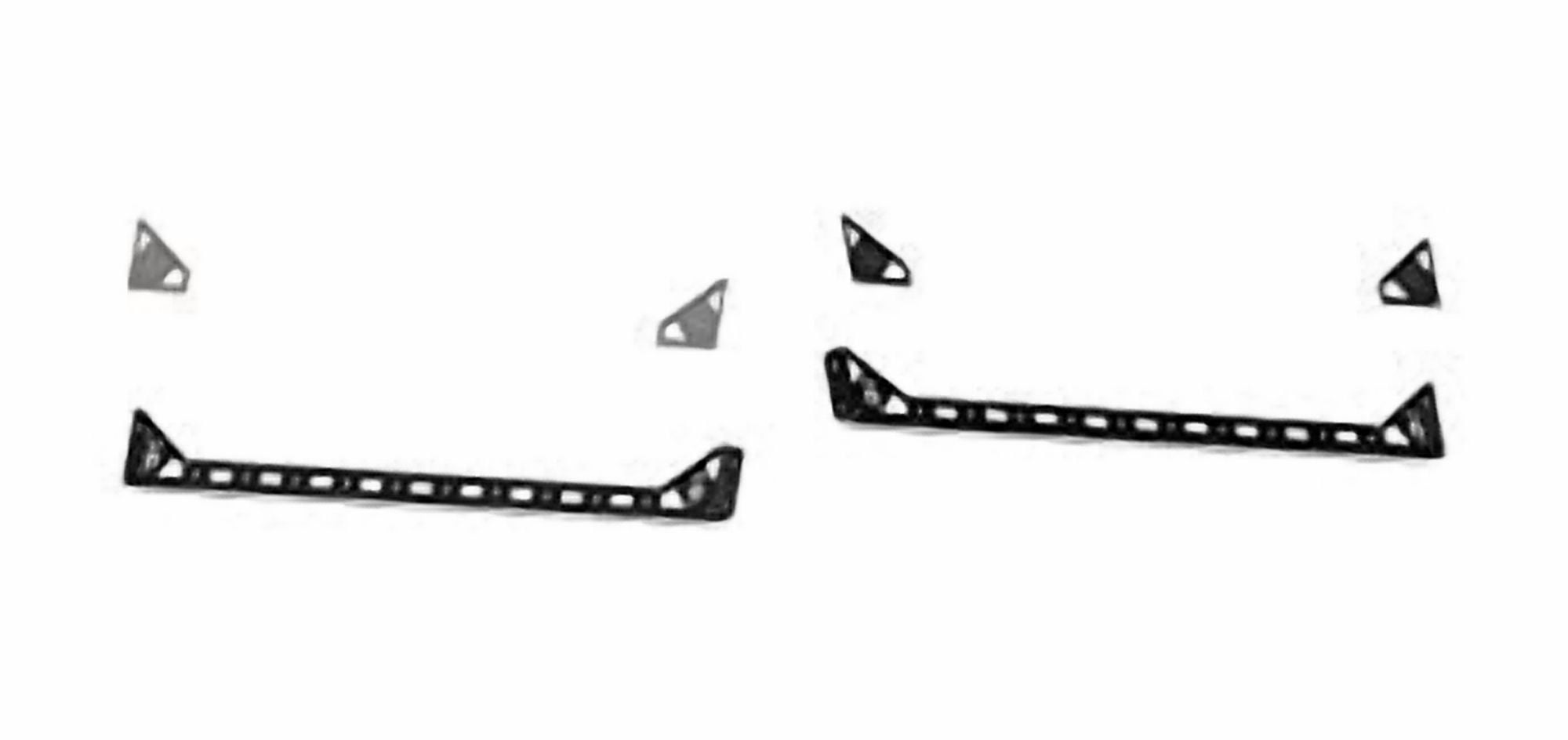 Road Armor TRECK Dual Lower 5ft Bed Mid-Size Truck Rail Mounts (Pair)