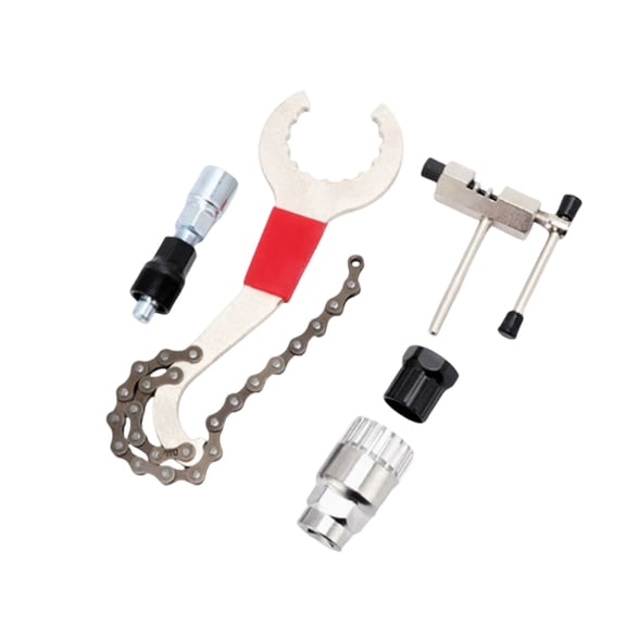 Road Bike Flywheel Removal Tool Set Chain Breaker Cycling Crank Puller Bike Wrench Maintenance Tools