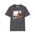 thumbnail image 1 of Road Bike German Shepherd Unisex Softstyle T-Shirt, 1 of 11