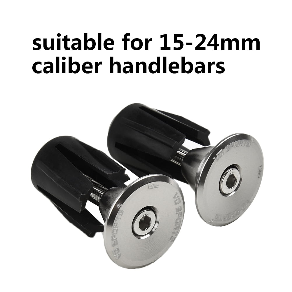 Road Bike Handlebar Grip Ends Cap Racing Cycling Handle Bar Plugs