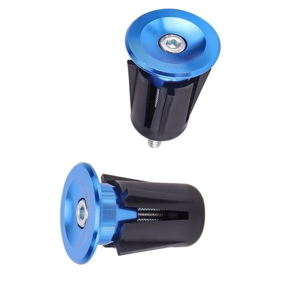 Road Bike Handlebar Handlebar End Plugs Aluminum Alloys Handle Plug Bicycles Grip Handlebar End Caps Bike Accessories