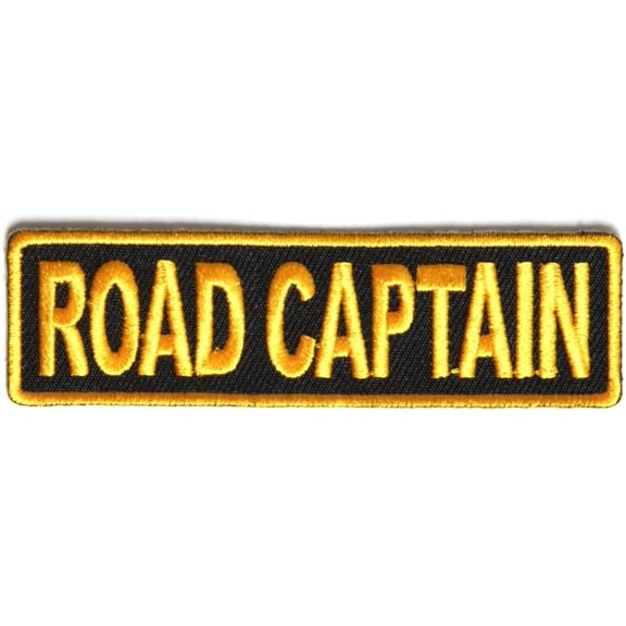 Road Captain Patch, Motorcycle Club Patches for Bikers