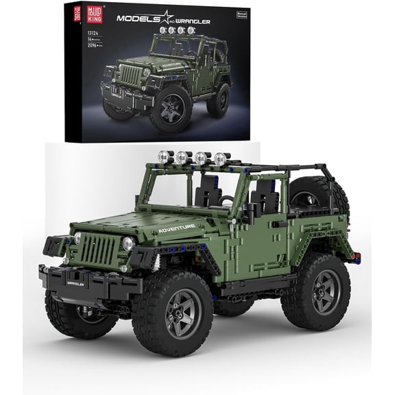 Off Road Car Building Sets,Collectible Truck Model Gift for 14 and car Lovers, Authentically Detailed Build and Display Model for Home or Office Decoration(2078 PCS)