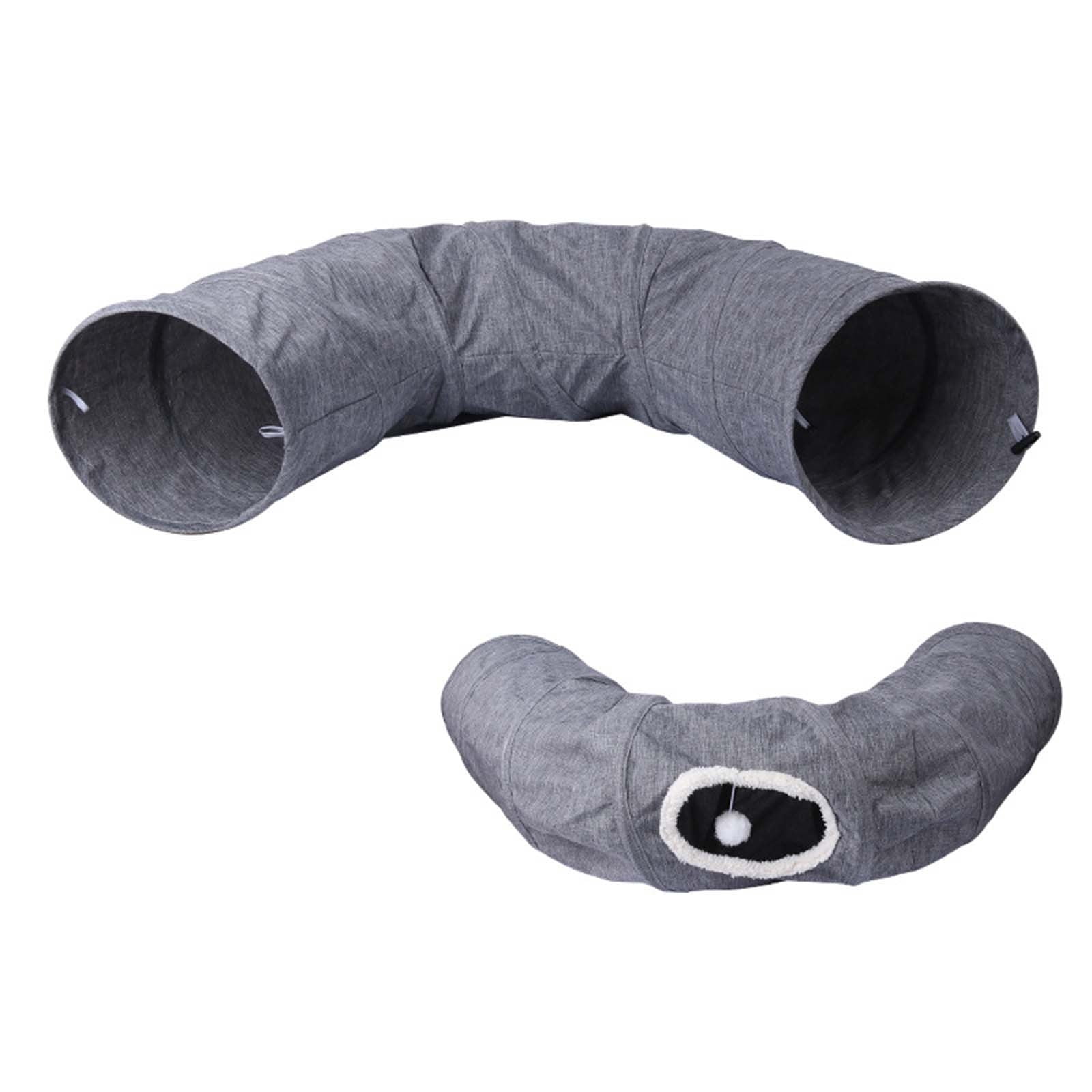 Road Cat Tunnel 36.2 Inches S Shape Cat Play Tube 11.0 Inches In