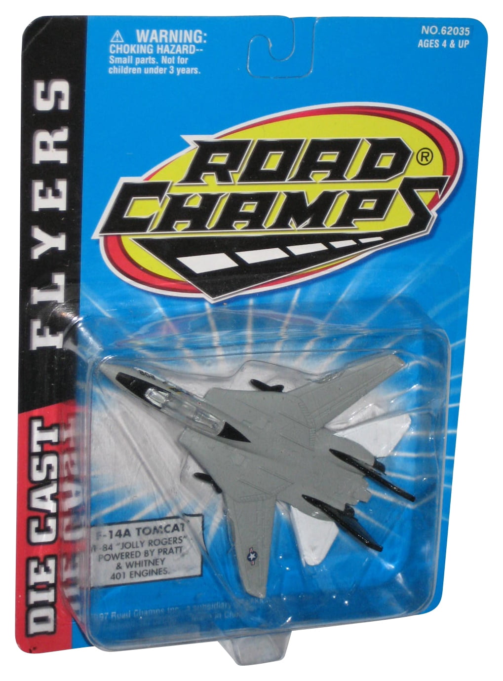 Road Champs Die-Cast Flyers (1997) Jakks Pacific F-14A Tomcat VF