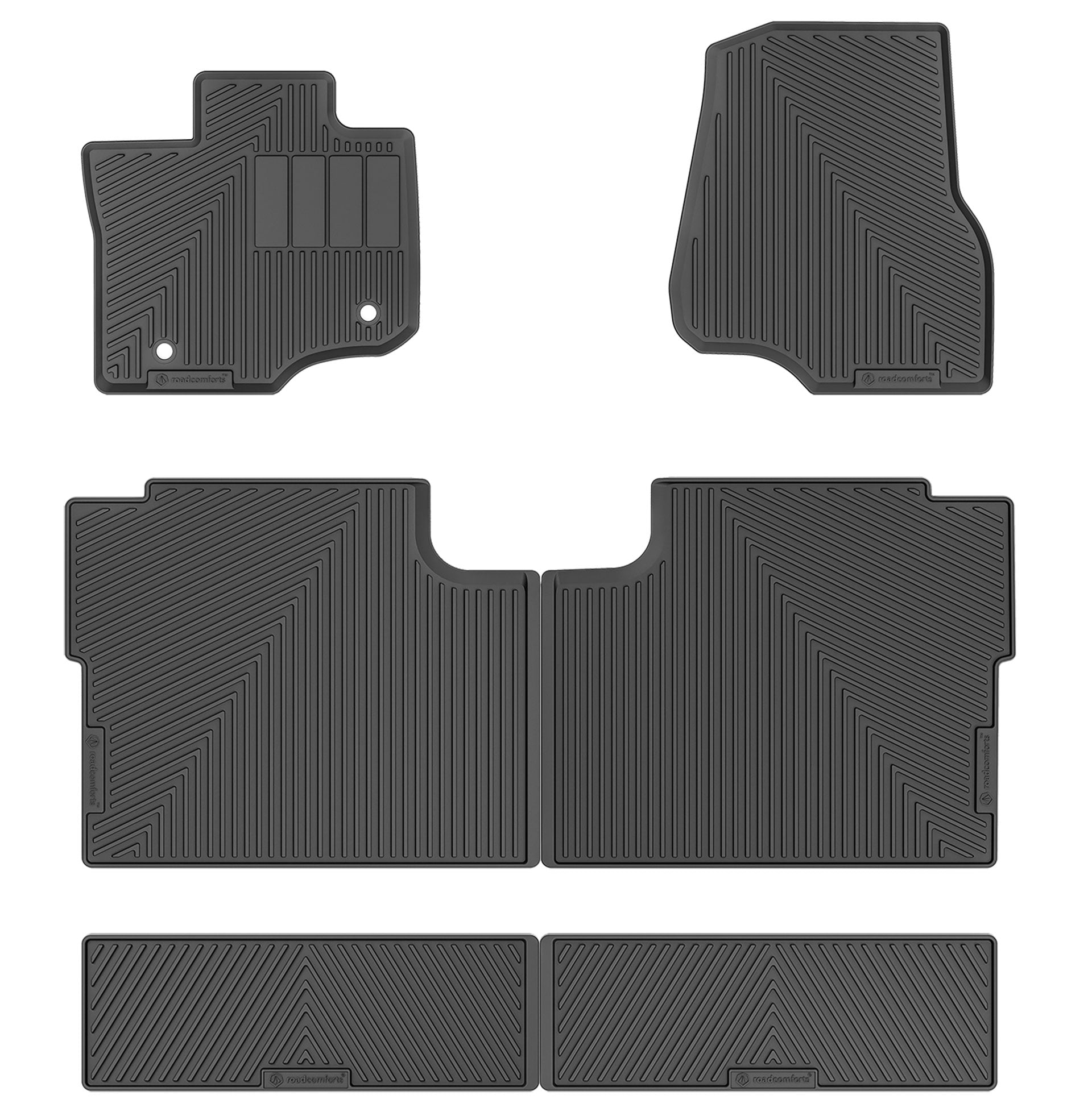 Road Comforts 3 Rows Set Custom Fit Floor Mat Fits select: 2015-2021 FORD F150