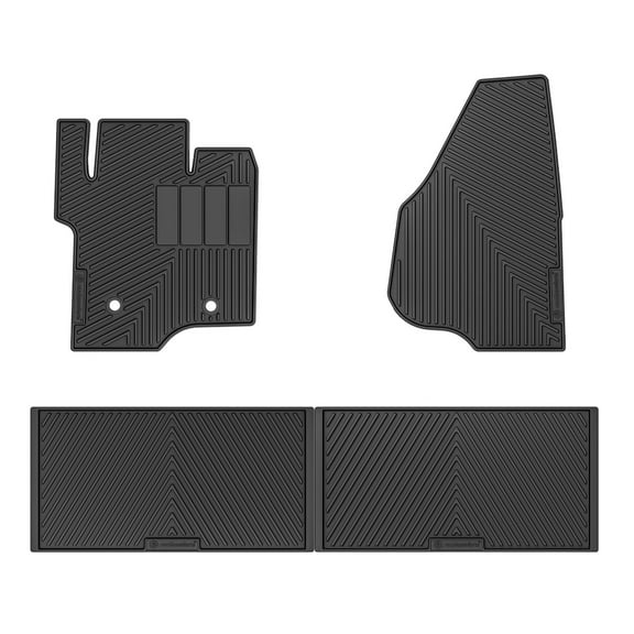 Road Comforts 4 Piece Set Standard Custom Fit Floor Mat Fits select: 2011-2016 FORD F250, 2011-2016 FORD F350