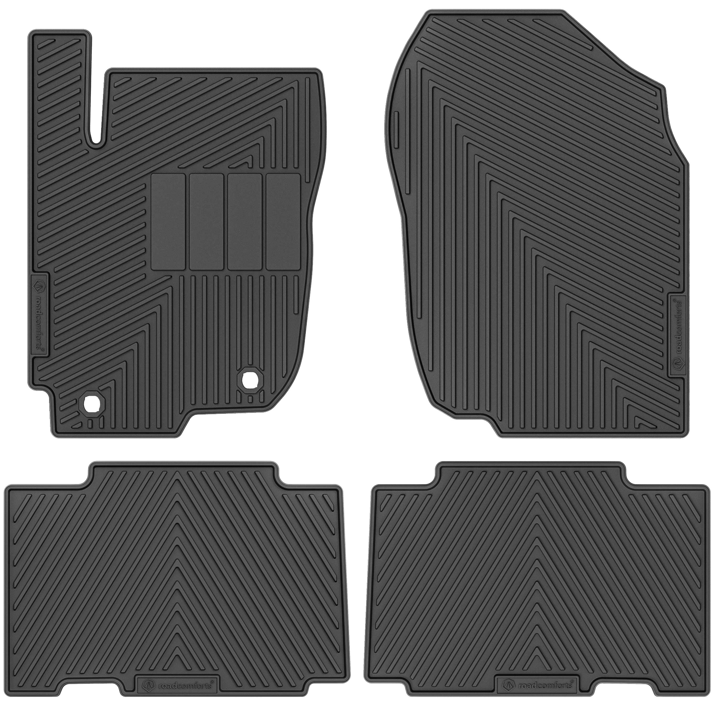 Road Comforts 4 Piece Set Standard Custom Fit Floor Mat Fits select