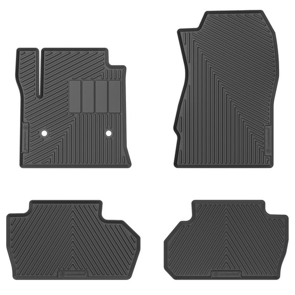 Road Comforts 4 Piece Set Standard Custom Fit Floor Mat Fits select: 2014-2019 CHEVROLET SILVERADO, 2014-2019 GMC SIERRA
