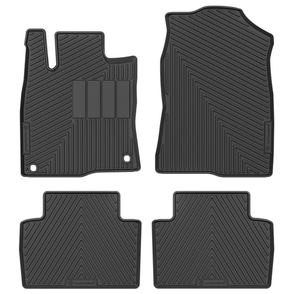 Road Comforts 4 Piece Set Standard Custom Fit Floor Mat Fits select: 2016-2021 HONDA CIVIC
