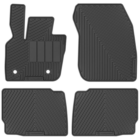Road Comforts 4 Piece Set Standard Custom Fit Floor Mat Fits select: 2017-2020 FORD FUSION, 2017-2020 LINCOLN MKZ