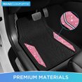 thumbnail image 1 of Road Comforts Hyper Pillar Car Floor Mat - All-Weather, Universal Fit for Most Cars Beige Hot Hot Pink, 1 of 8