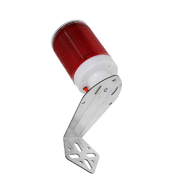 Road Construction Flashing Beacon Solar Powered LED Warning Light Road Barrier Flashing Lamp
