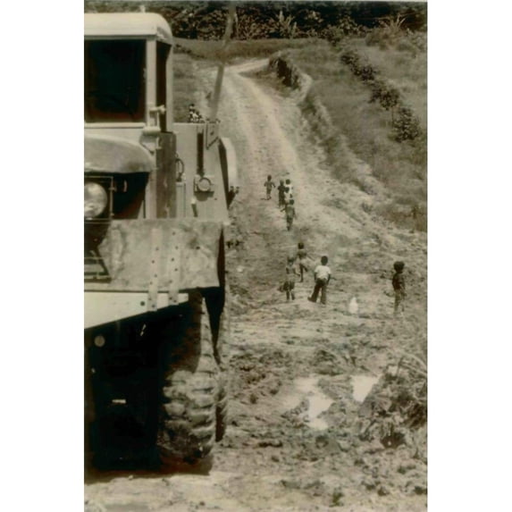 Road Construction In People'S Temple Agricultural Project. Jonestown History (18 x 24)