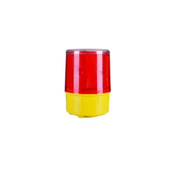 Road Construction Safety Flashing Light Solar Powered LED Warning Light