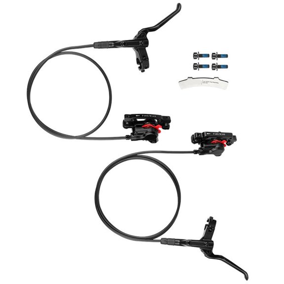 Road Cycling Hydraulic Disc Brake Caliper Precisions Hydraulic Braking Calipers for Bicycles Ensuring Smooth