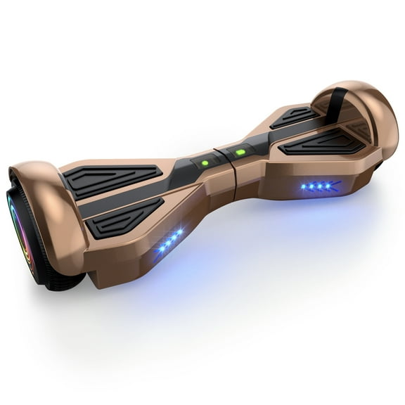 Off Road Electric Scooter with LED Lights & 400W Motor, Tcdjtc Self-Balance Scooter for Kids, Electric Scooter with Bluetooth Speakers, Kids Scooter with 9MPH Max Speed, All Terrain Scooter