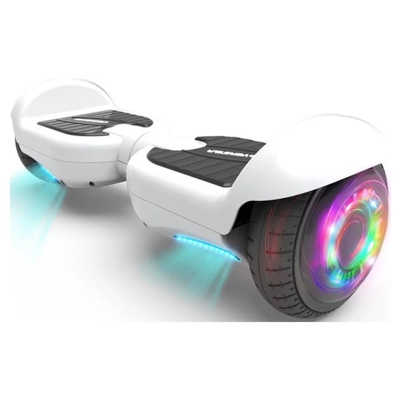 Off Road Electric Scooter with LED Lights & 400W Motor, Tcdjtc Self-Balance Scooter for Kids, Electric Scooter with Bluetooth Speakers, Kids Scooter with 9MPH Max Speed, All Terrain Scooter