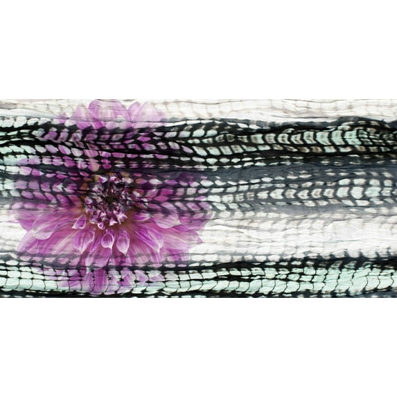 Road Flower by Parvez Taj Painting Print on Wrapped Canvas