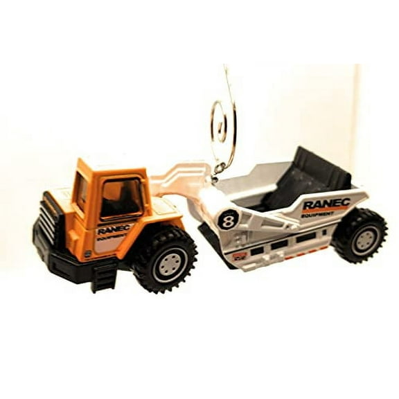 Road Grader Scraper Tractor Construction Christmas Ornament 1:64
