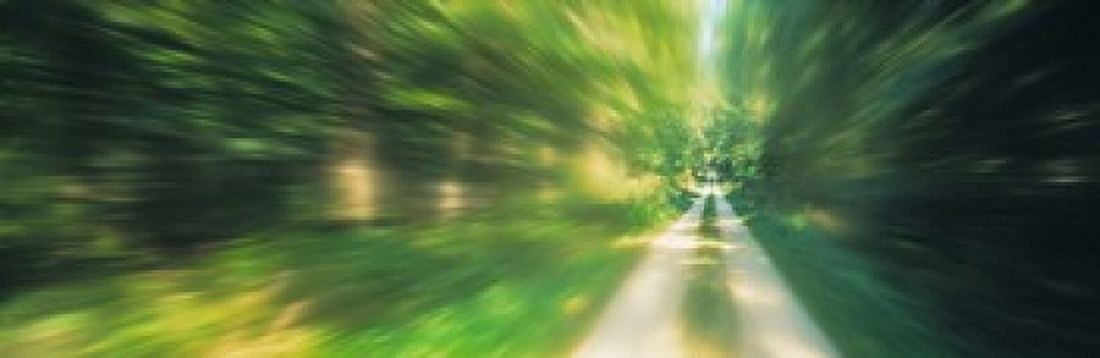 Road Greenery Trees Germany Canvas Art - Panoramic Images (18 x 6)