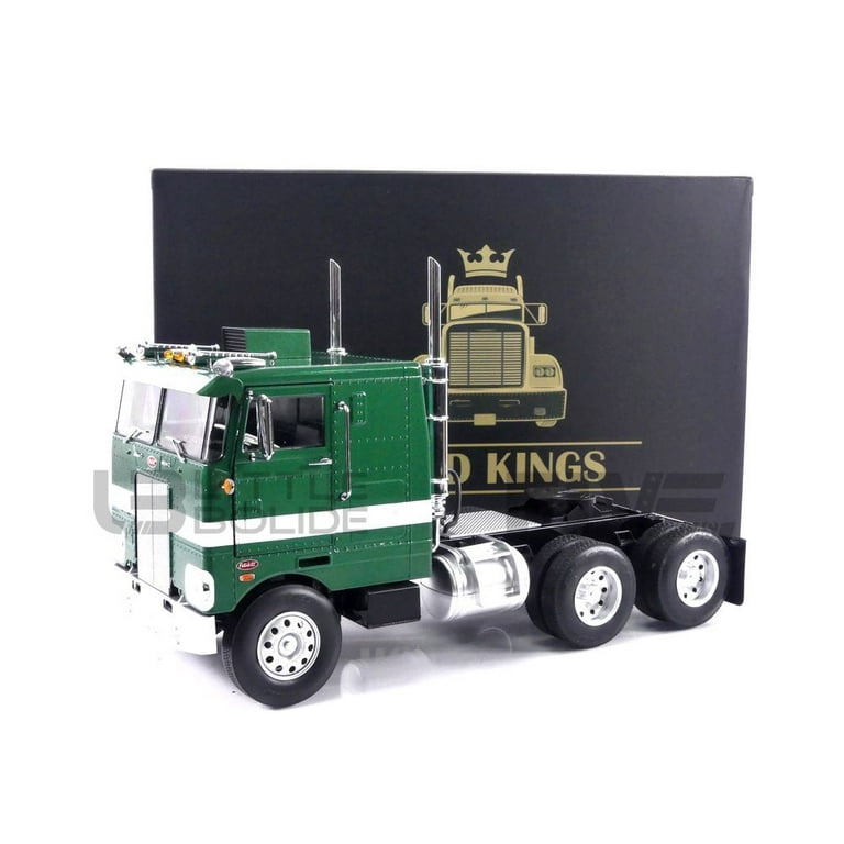 Road Kings 1977 Peterbilt 352 Pacemaker Semi Green and White Road Kings 1977 Peterbilt 352 Pacemaker Semi Green and White