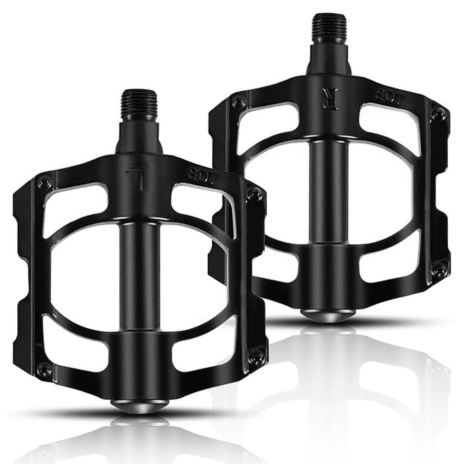 Road/MTB Bike Pedals, ADORAMOUR Professional Aluminum Alloy Lightweight