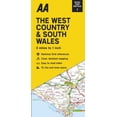 thumbnail image 1 of Road Map Britain: Road Map Britain: The West Country & South Wales (Edition 7) (Sheet map, folded), 1 of 1