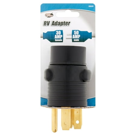 Road Power 30 Amp Female 50 Amp Male RV Adapter
