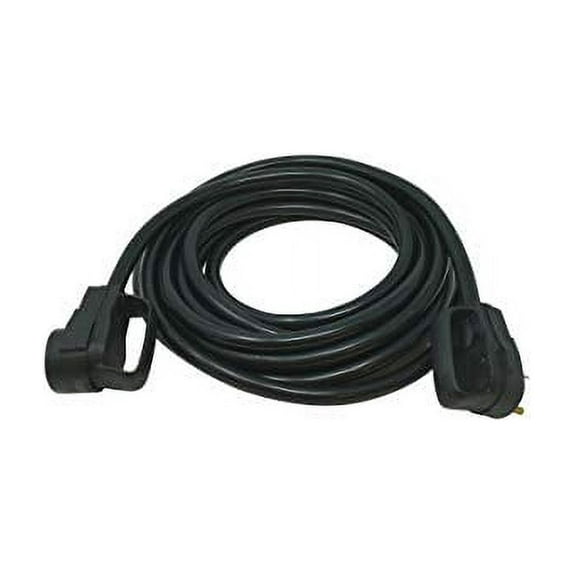 Road Power 65039601 25' 10/3 30-Amp Extension, Heavy Duty, Weather Resistant RV and Marine Boat Power Cord Suitable for Mobile Homes and Recreational Areas, Black