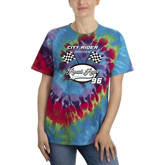 Road Race 96 City Rider Tie Dye Spiral Women -Image by Shutterstock, Female XX-Large