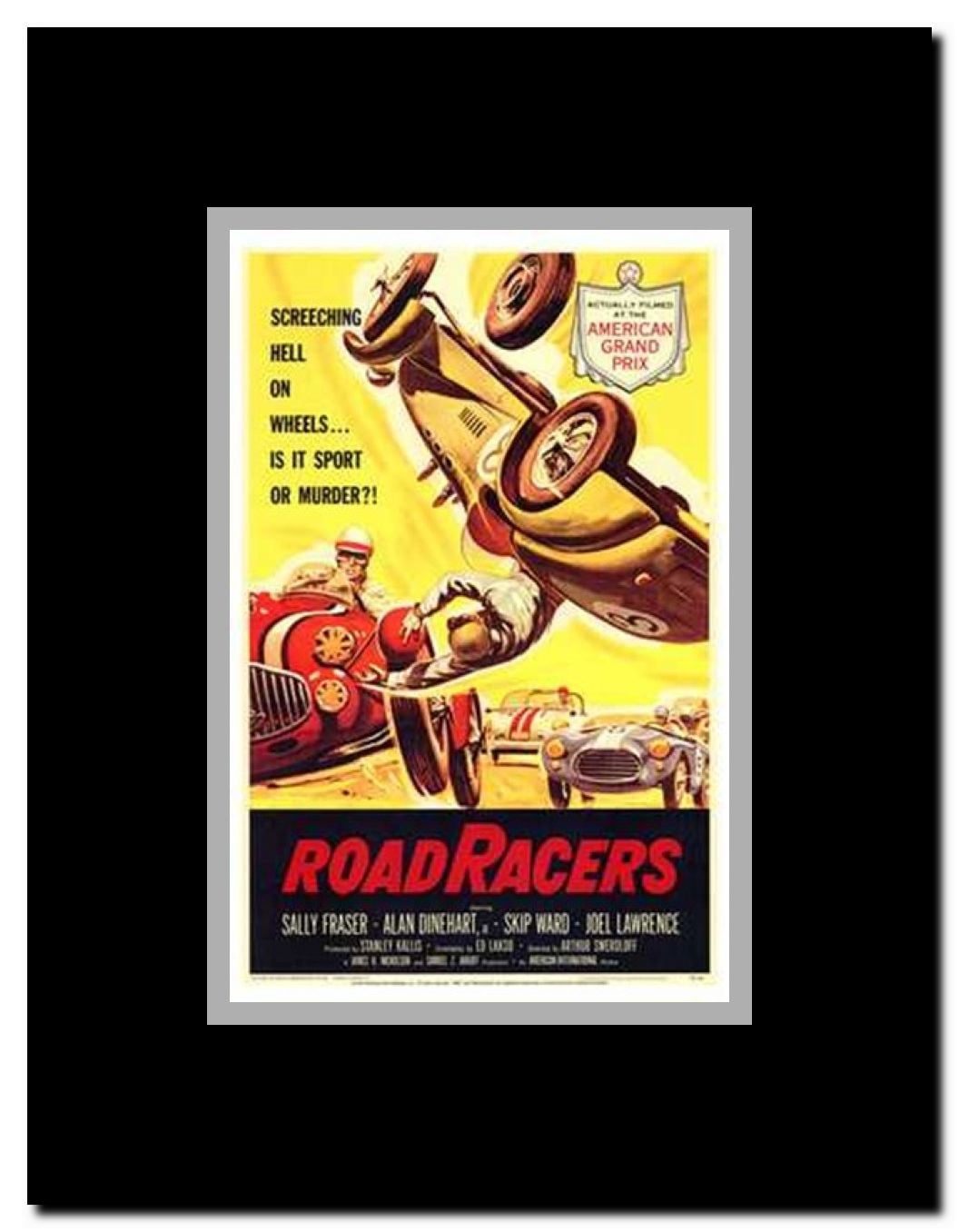 Road Racers Vintage Advertisement Framed Movie Poster
