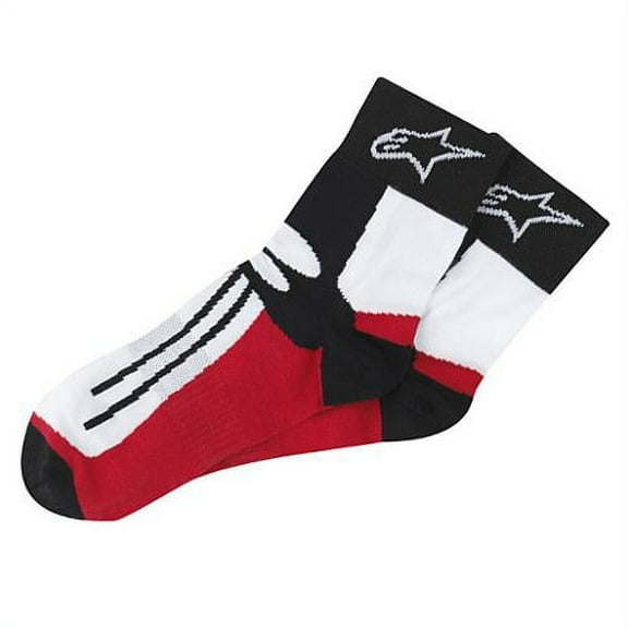 Road Racing Short Socks Red/Black/White