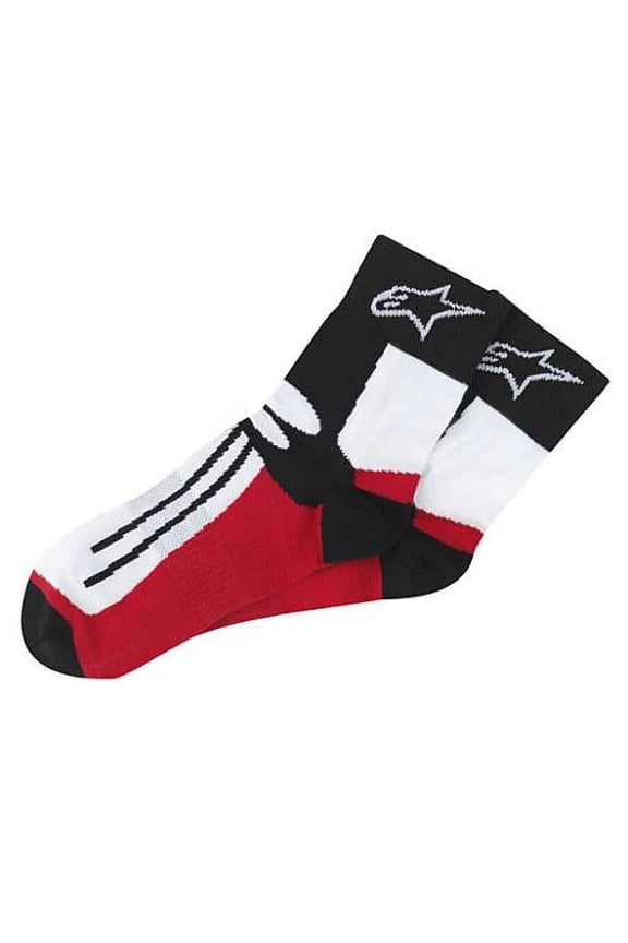 Road Racing Short Socks Red/Black/White