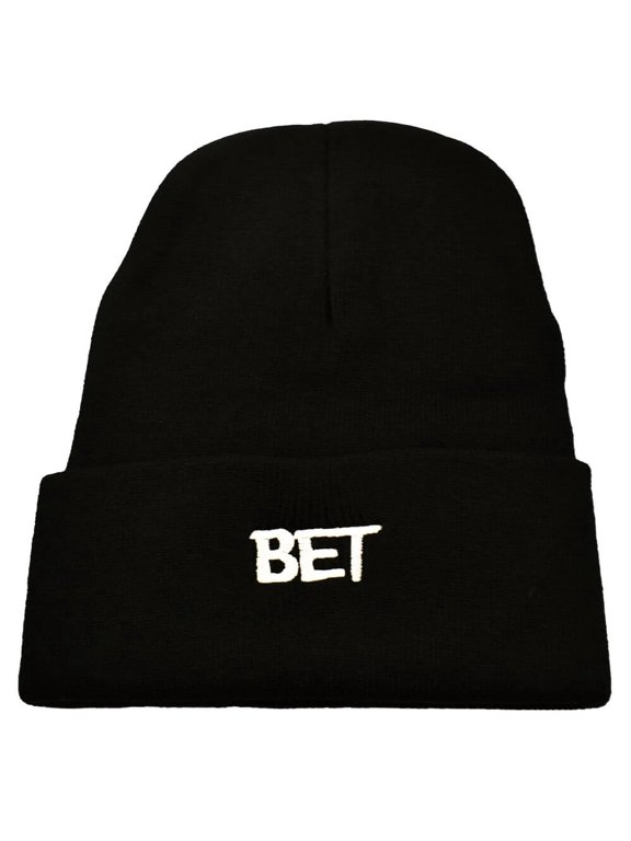 BET Beanie, Black, One Size
