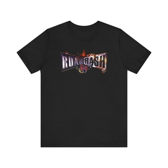 Road Rash 63 N64 Cover Art Retro Style Unisex Short Sleeve Tee T-Shirt
