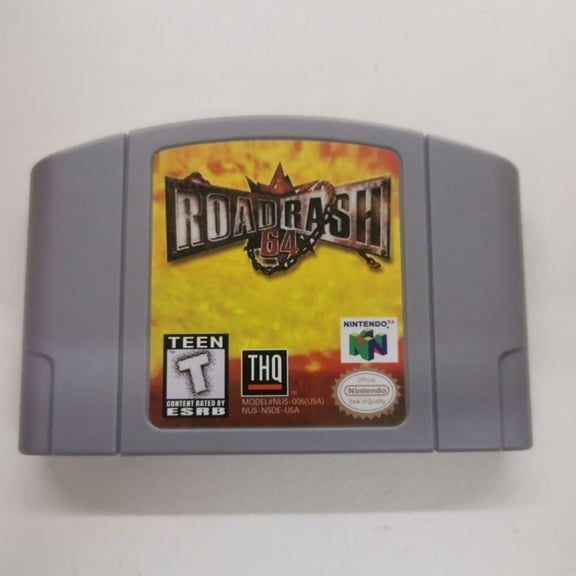 Road Rash 64 N64 game,Experience speed and collision