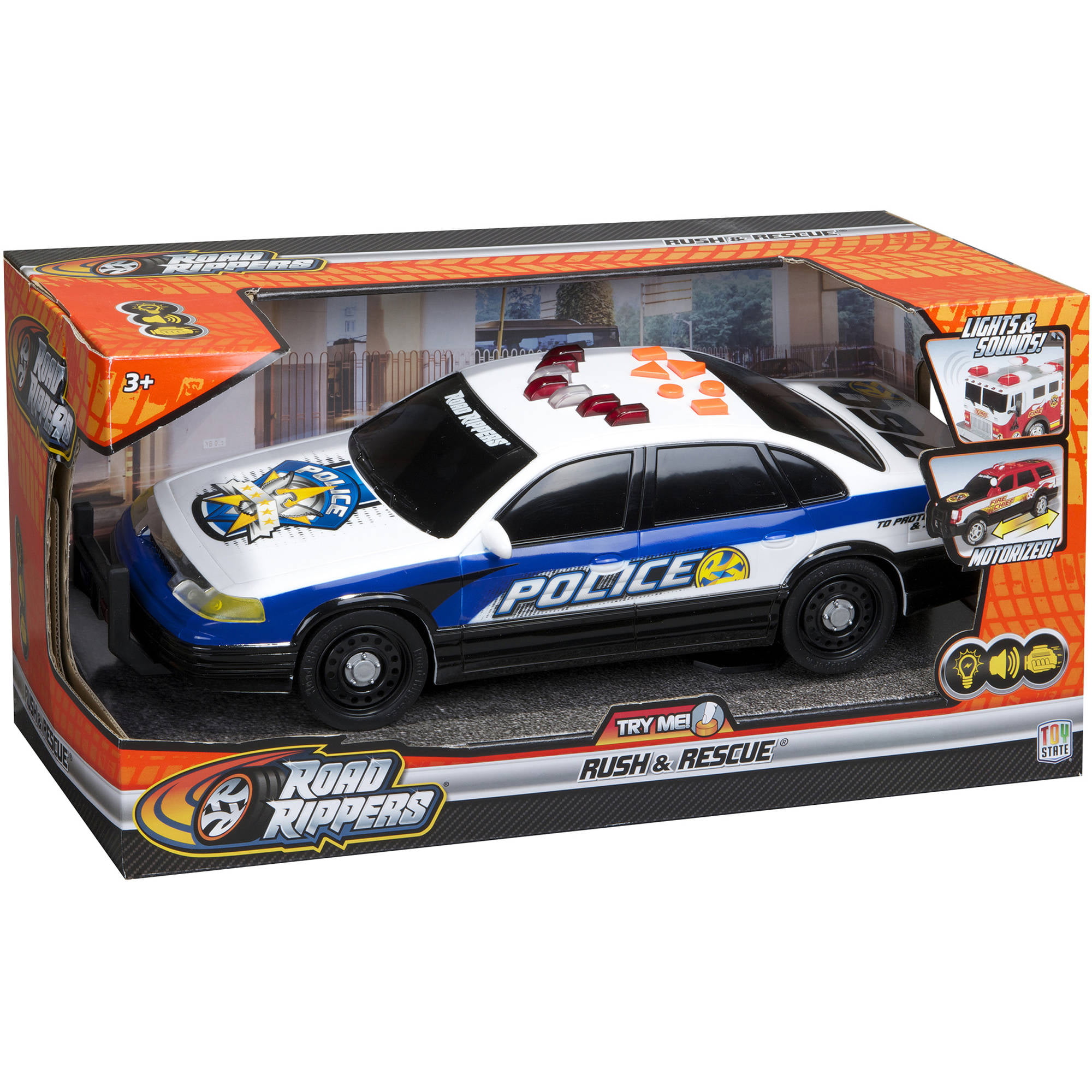 Road Rippers 14 Rush & Rescue Police Car