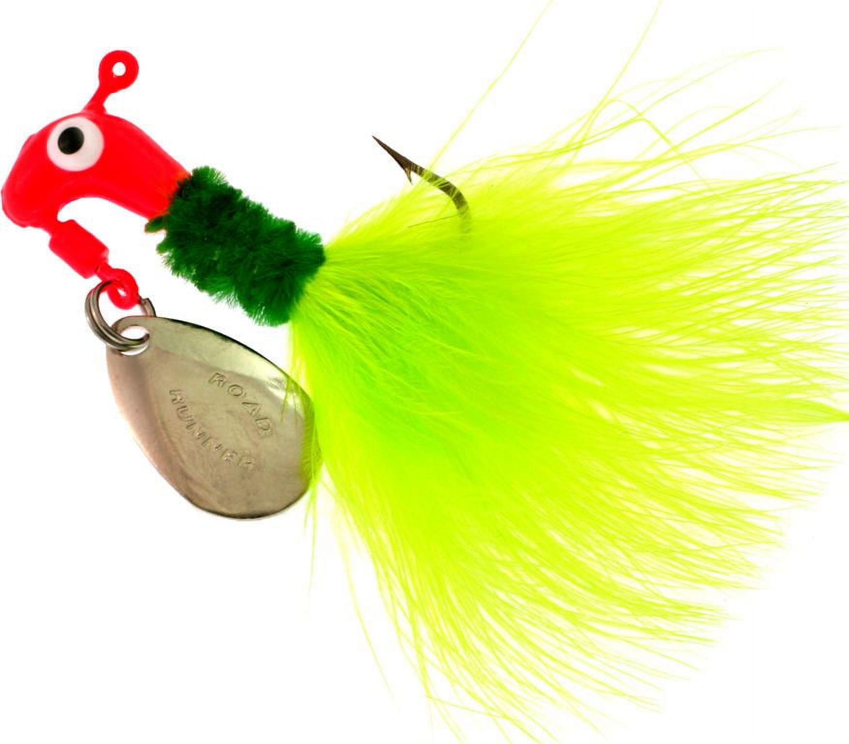 Road Runner B2-1002-009 - 1/16 oz Marabou (Fluorescent Red/White)