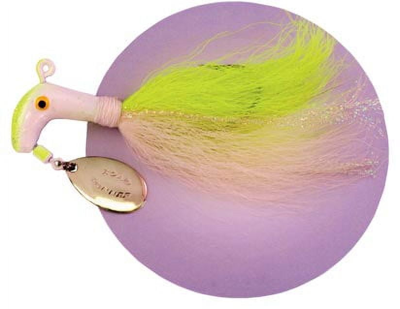 Road Runner 1006-094 Striper Bucktail Jig With Spinner 1/2 oz