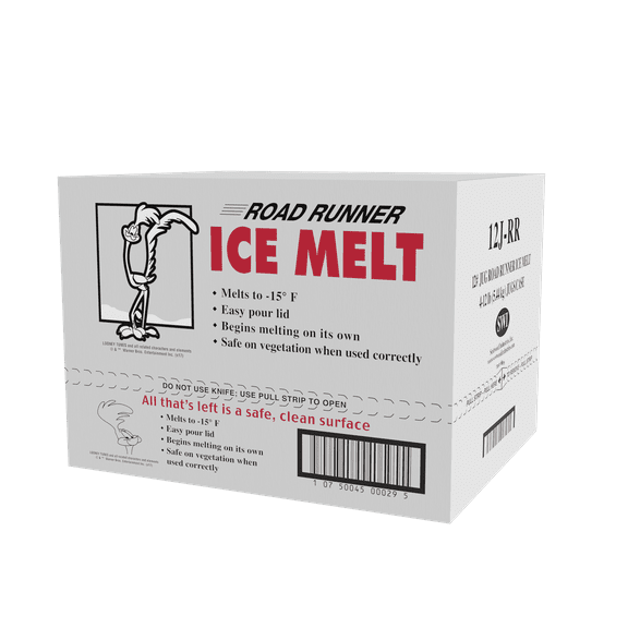 Road Runner 12LB Ice Melt Granules - 4 Jug Case Pack