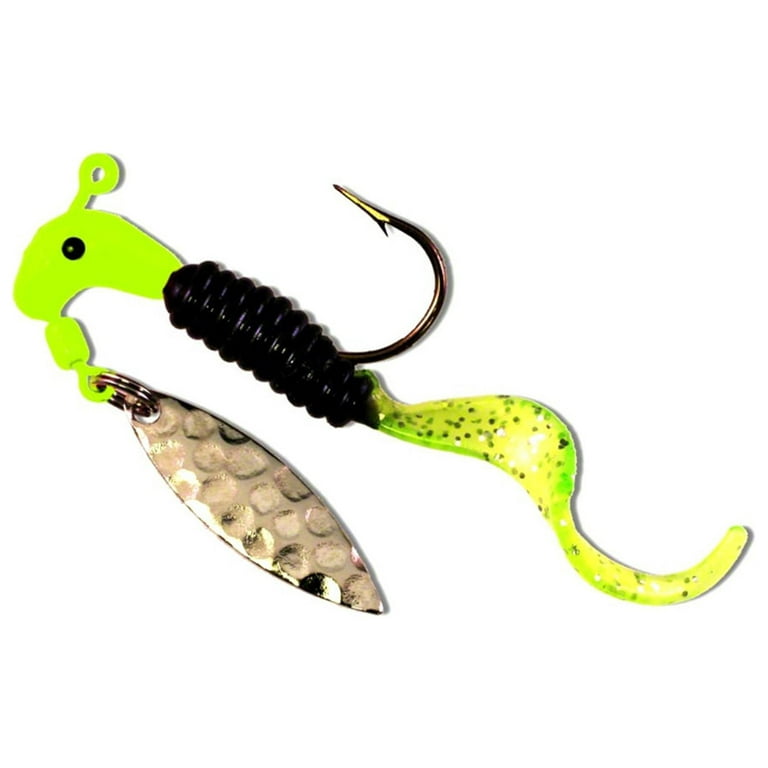 Road Runner 1652-030 Pro Series Curly Tail Jig With Spinner 1/16 oz 