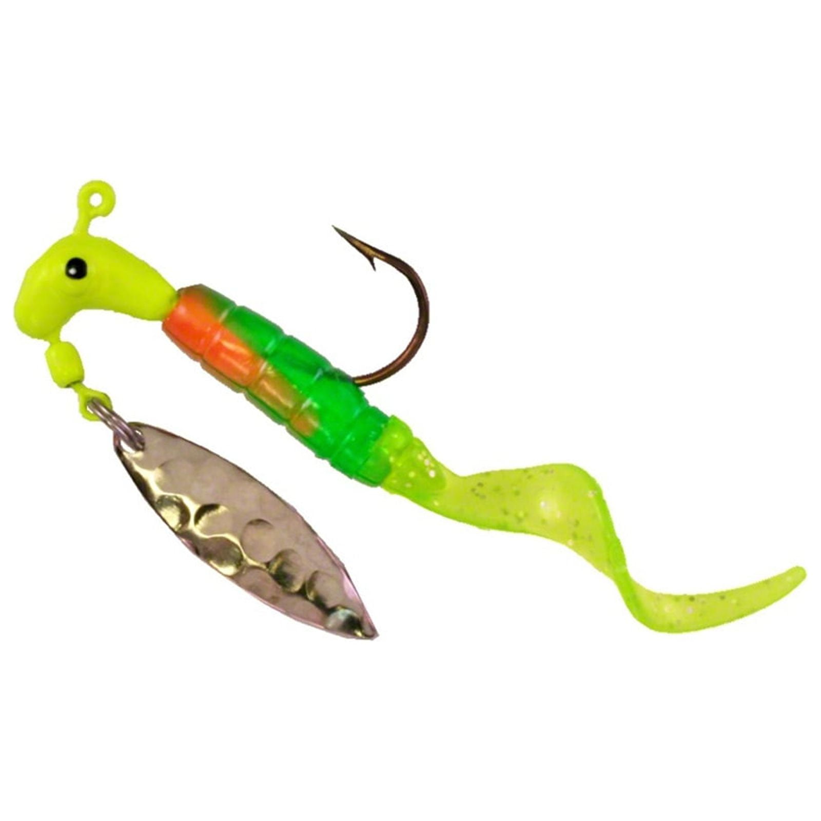 Road Runner 1652-048 Pro Series Curly Tail Jig With Spinner 1/16