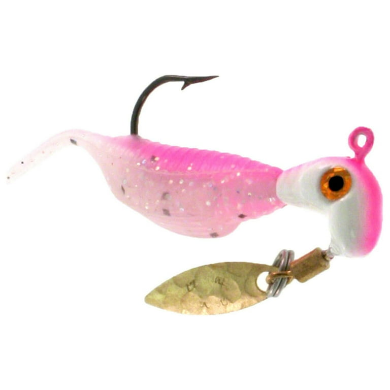 Road Runner 1952-056 Reality Shad Jig With Spinner 1/16 oz White