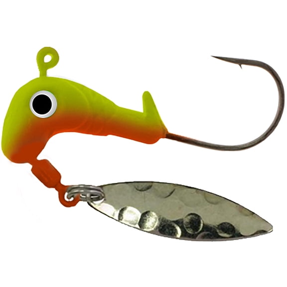 Road Runner Barbed Glow Head 1/8oz Underspin Jighead Bubble Gum