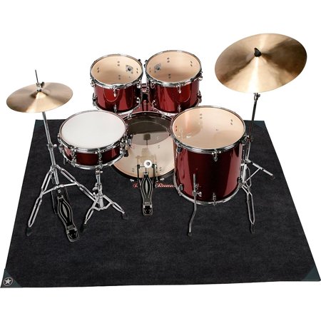 Road Runner Drum Rug 5.5'x4.5' Gray