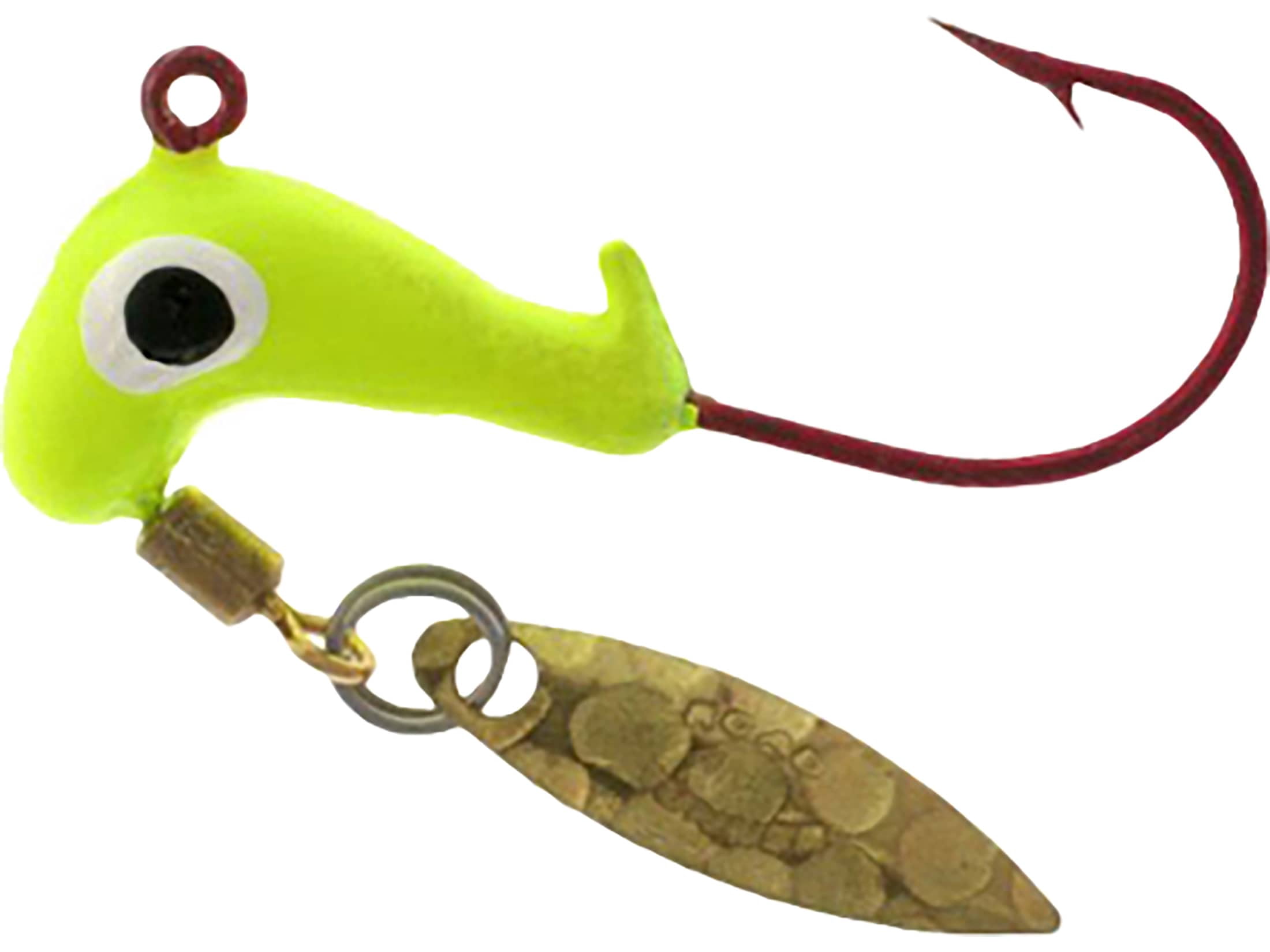 Road Runner Pro Series Head 1/8oz Underspin Jighead Chartreuse 10PK