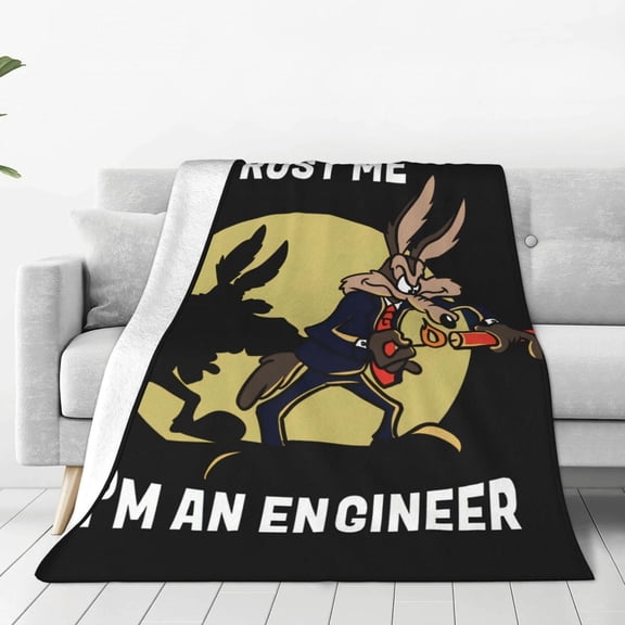 Road Runner Style-127 Ultra-Soft Micro Warm Fuzzy Fleece Blanket Throw Gift Decoration For Home Car Camp Office 60"x50"