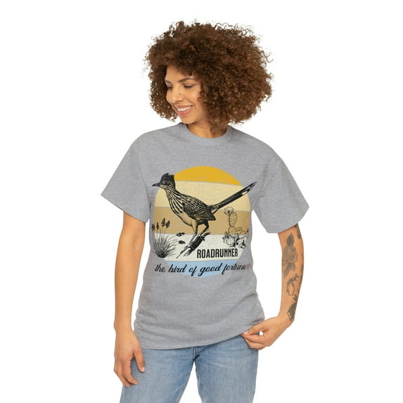 Road Runner T-shirt Bird Lover Gift Ideas Nature Shirt Trendy Outdoors Tee Unisex Large