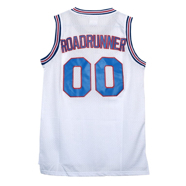 Road Runner Tune Squad White Jersey Space Jam Basketball Costume Roadrunner  Toon - Walmart.com